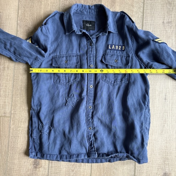 Rails Navy Button Down Shirt - Picture 4 of 8